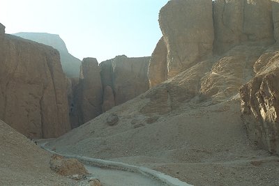 Valley of the kings in the early morning