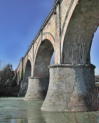 The Bridge on Tevere river