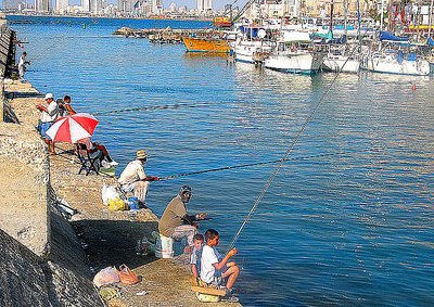 Fishing fun in Jaffa