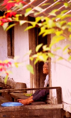 Old lady in Luang Prabang