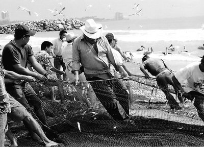 Fishermen in Veracruz, Mexico