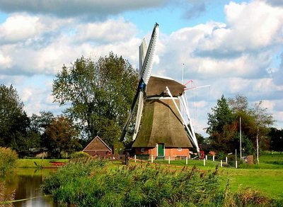 Watermill in Autumn time