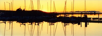 Sunset on Reindeer Island