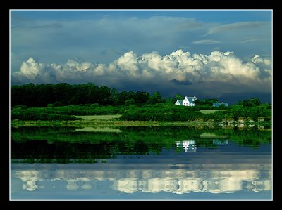 House under clouds II