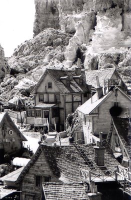 Popeye Village b & w