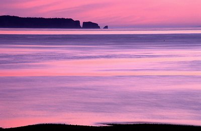 Sunset over the Bay of Fundy