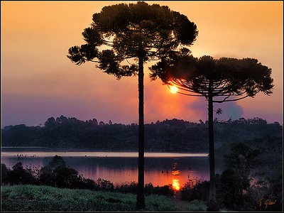 Sunset in Paraná