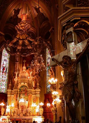 Saint-Jean Baptiste church in Quebec city, Canada