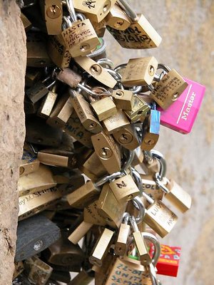 Promesse d'amore a Ponte Vecchio...