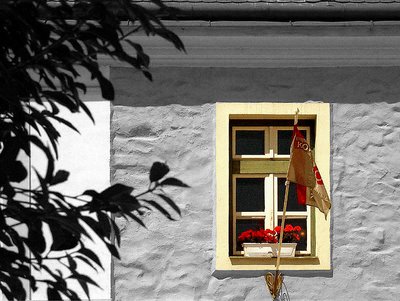 Window with Flag