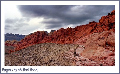 Angry sky at Red Rock