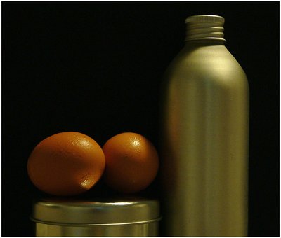 Still life with eggs