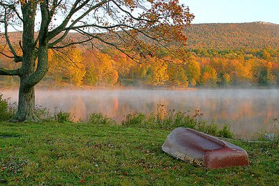 Boat by the Lake