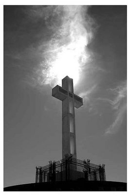 A Cross (B&W)