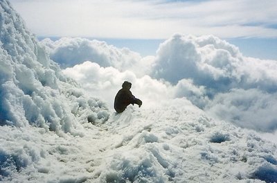 Sitting in the Clouds (Mt Adams)