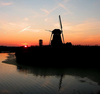 Sunset in Holland