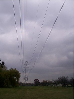 clouds and wires