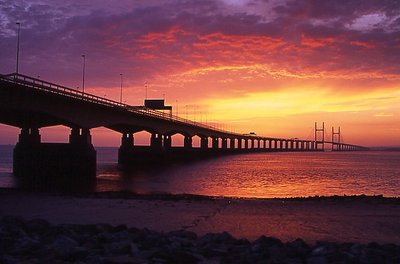 Severn Bridge Sunset