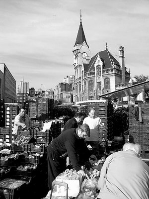 sunday market, liege.