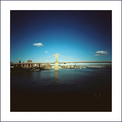 clouds over Brooklyn Bridge - nyc - 03