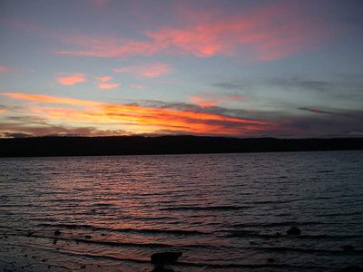 Autumn Sunset / Lewis Lake, YNP