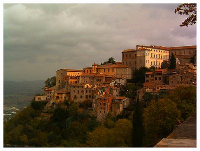 view of the town of Todi