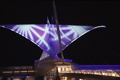 Milwaukee Art Museum - 2002 MLB Allstar Party Lightshow