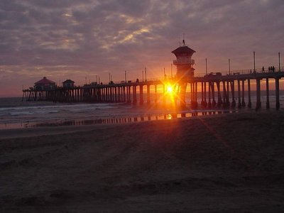 Sunset in Huntington Beach