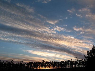 sunset in Cape Province, South Africa