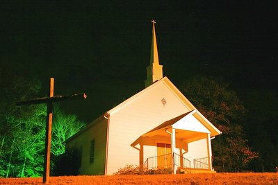 Hwy.26 Church - Night