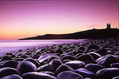 Dawn, Dunstanburgh Castle, England