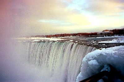 Niagara Falls, January, twilight