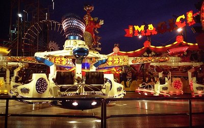 At the Lunapark,merry go round 2