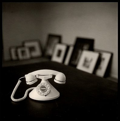 Roxie just can't figure out why the phone never rings.