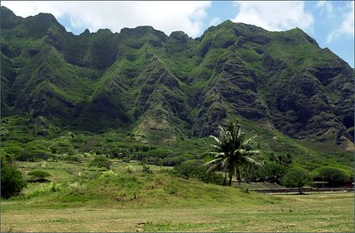 Mountain, Oaho, Hawaii.